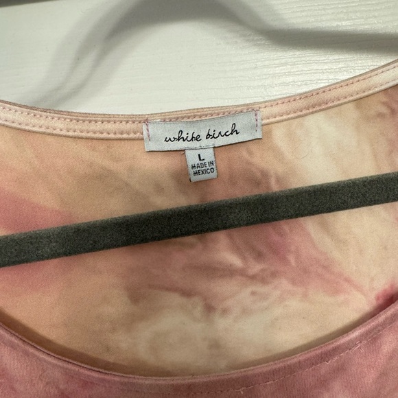 White birch brand tie dye effect oversized top - Picture 2 of 2